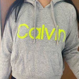 Calvin Klein women Hoodie Neon Words! Size: M